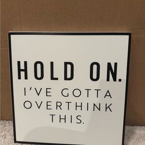 Black and White Quote Wall Art